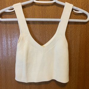 Wilfred crop knit tank